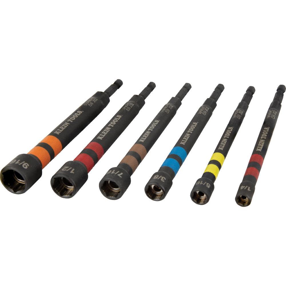 【海外配送可】【送料無料】 Tools Klein 6-in-1 80182 Set Bag Zipper and Driver Nut トップス