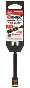 Malco Products 4in Cleanable Reversible Hex Chuck Driver 3/8 & 5/16, small image number 3