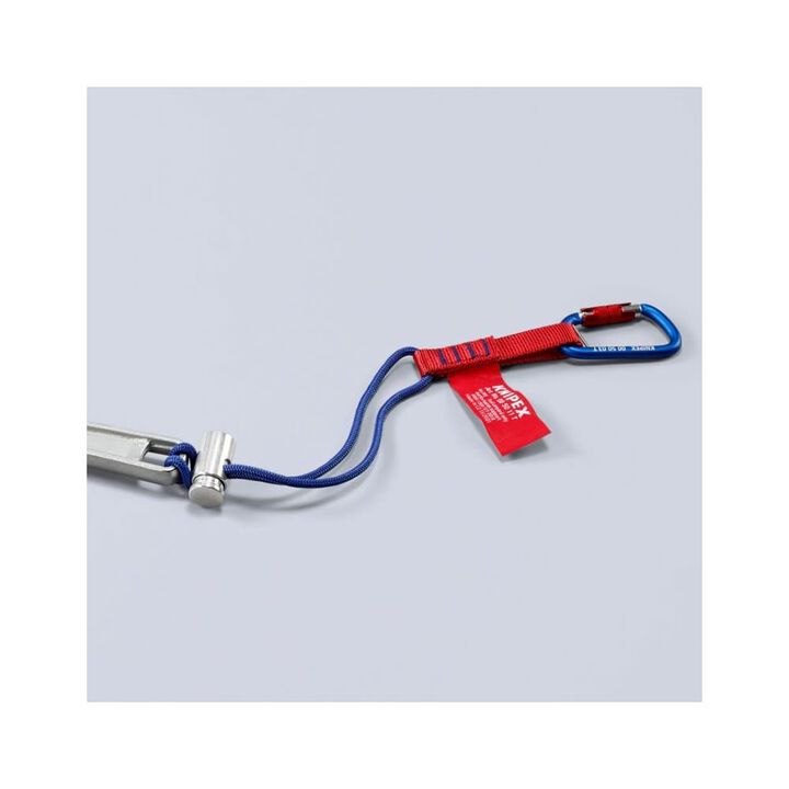 Knipex 18 in Red Tool Tethering Adaptor Straps with Eye Carabiner, large image number 4
