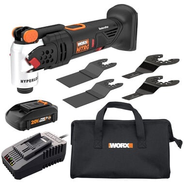 Worx 20V 2Ah Cordless Battery-Powered Oscillating Multi-Tool