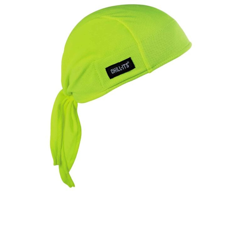 Ergodyne Chill Its 6615 High Performance Do Rag, Lime Green