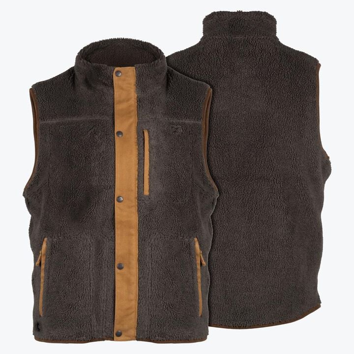 Mobile Warming Mens Ranch Tan Sherpa Vest Kit 3X