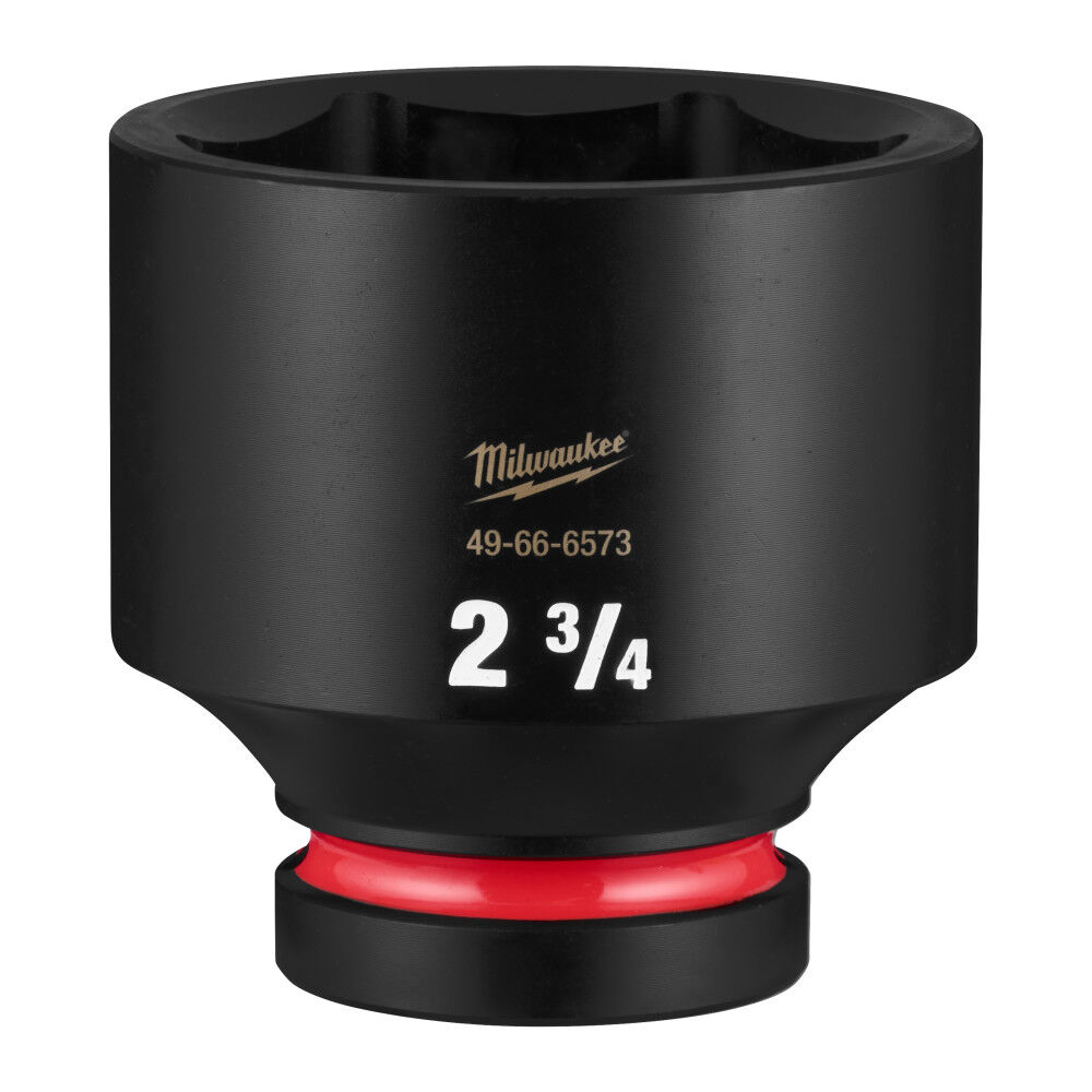 Milwaukee SHOCKWAVE Impact Duty 1 Inch Drive 2-3/4 Inch Standard 6 Point Socket - 49-66-6573