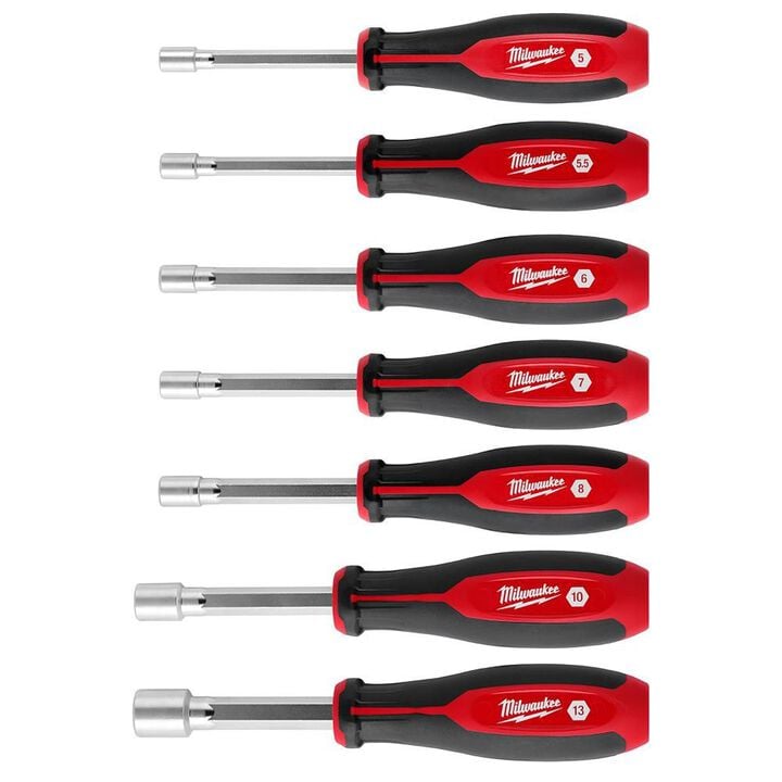 Milwaukee Metric HollowCore Nut Driver Set 7pc