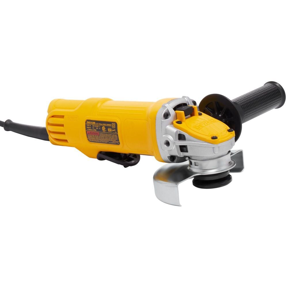DEWALT 4-1/2 In. Paddle Switch Small Angle Grinder with No Lock On, large image number 8