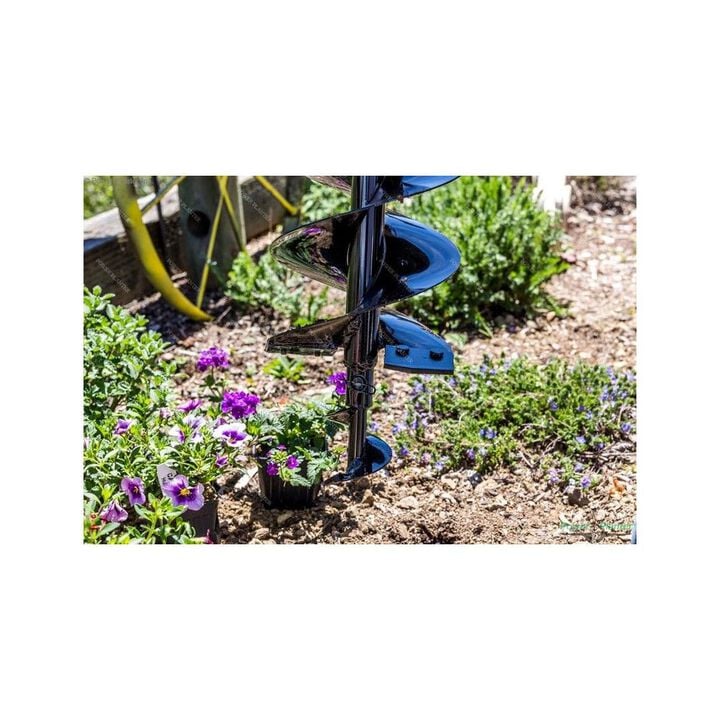 Power Planter 7 Inch x 28 Inch Steel Gallon Pot & Post Hole Auger with HD Tip, large image number 7