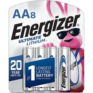 Energizer 1.5V AA Non-Rechargeable Lithium Battery 8pk