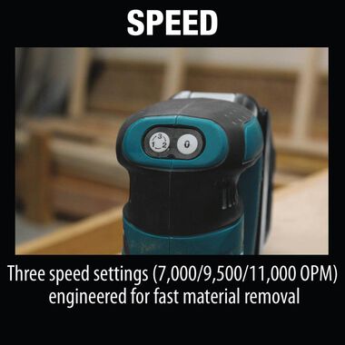 Makita 18V LXT Lithium-Ion Cordless 5 in. Random Orbit Sande (Bare Tool), large image number 3