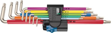 Wera Tools Metric Stainless 3967/9 TX SXL Multicolor HF 1 L-Key Set