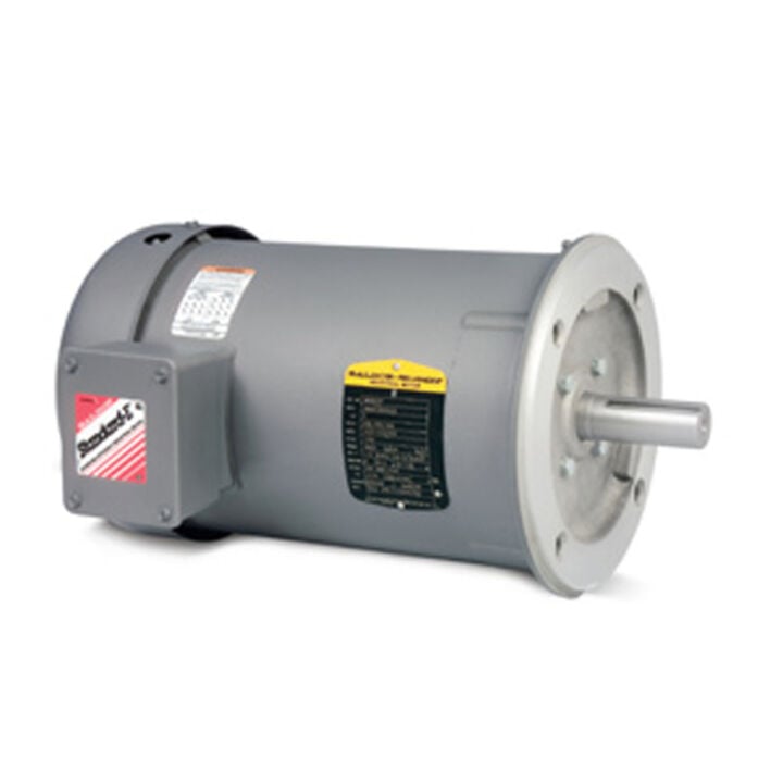 Baldor-Reliance General Purpose Motor 3 phase .750 HP at 60 Hz 1800 RPM 208-230/460 V 56C Frame TEFC Enclosure 60 Hz, large image number 1