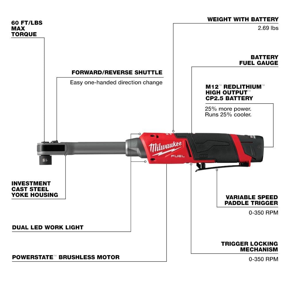 Milwaukee M12 Fuel Insider Extended Reach Box Ratchet Kit 3050 21 Simolary simolary.com 8