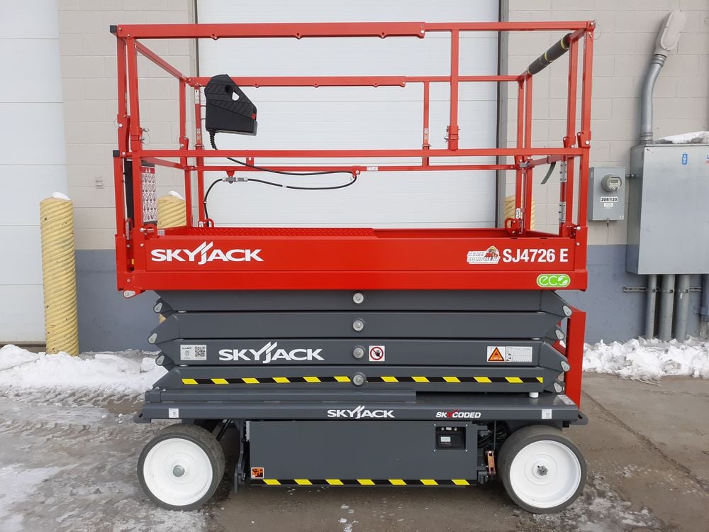 Skyjack 26 Ft. E-Drive Electric Slab Scissor Lift, large image number 2