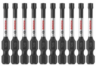 Bosch 10 pc. Impact Tough 2 Inch Torx #25 Power Bits (Bulk Pack)