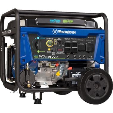 Westinghouse Outdoor Power 9500-Watt Dual Fuel Generator with Remote Start