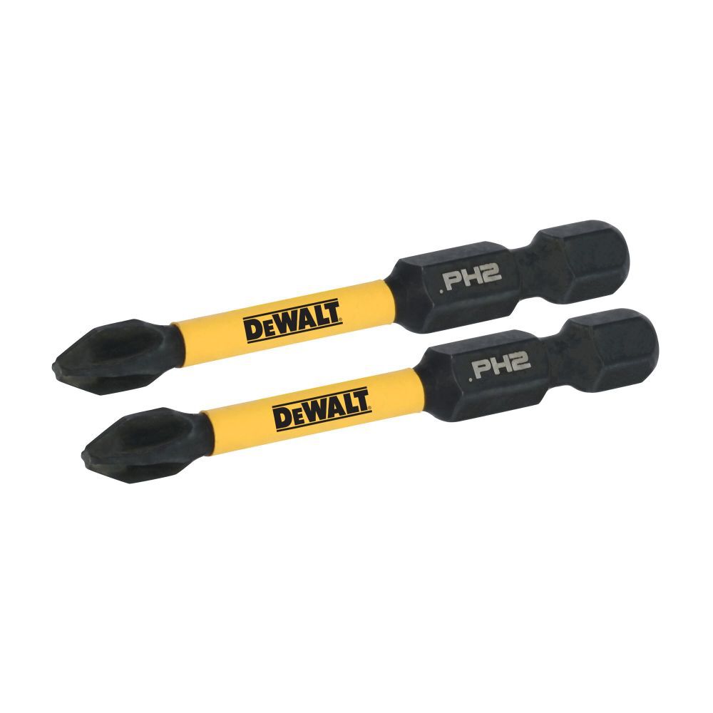 DEWALT Elite Series 2-1/4 Inch PH2 Bits, 2 Pieces, large image number 2