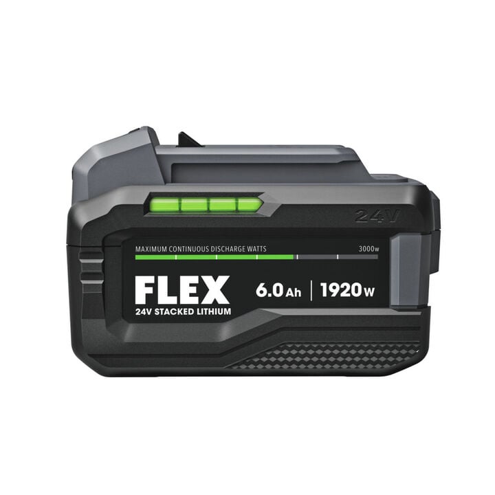 FLEX Stacked Lithium 24V 6Ah Lithium Ion Power Tool Battery Pack with Fuel Indicator, large image number 1
