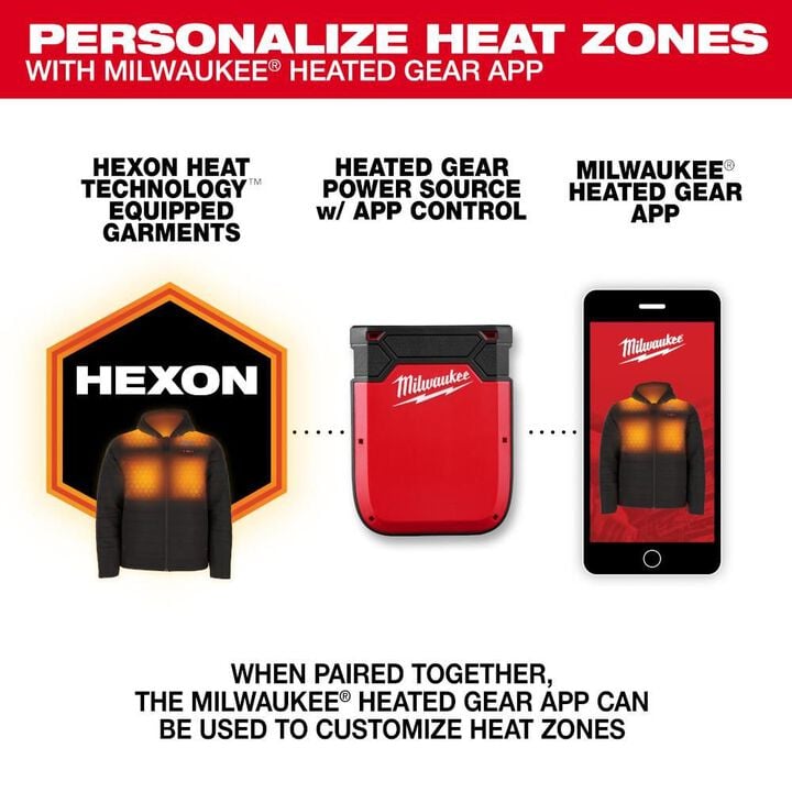 Milwaukee Heated Gear Power Source with App Control, large image number 3
