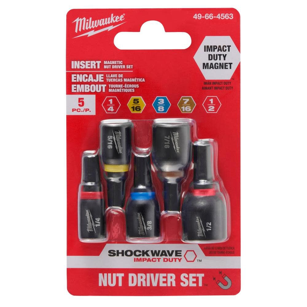Milwaukee SHOCKWAVE Impact Duty Insert Magnetic Nut Driver