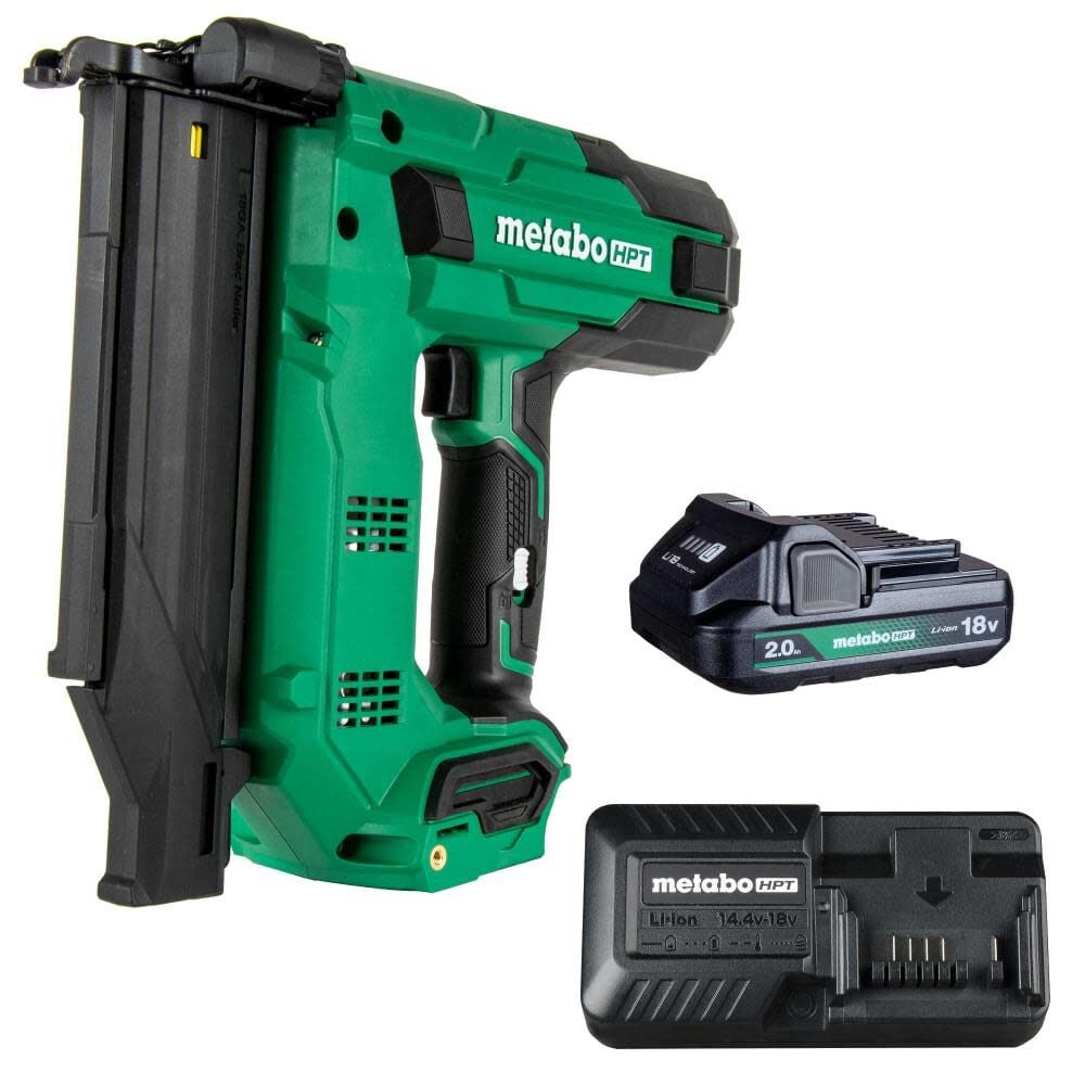Metabo HPT 18V MultiVolt 18-Gauge Compact Brad Nailer Kit – NT1850DGM