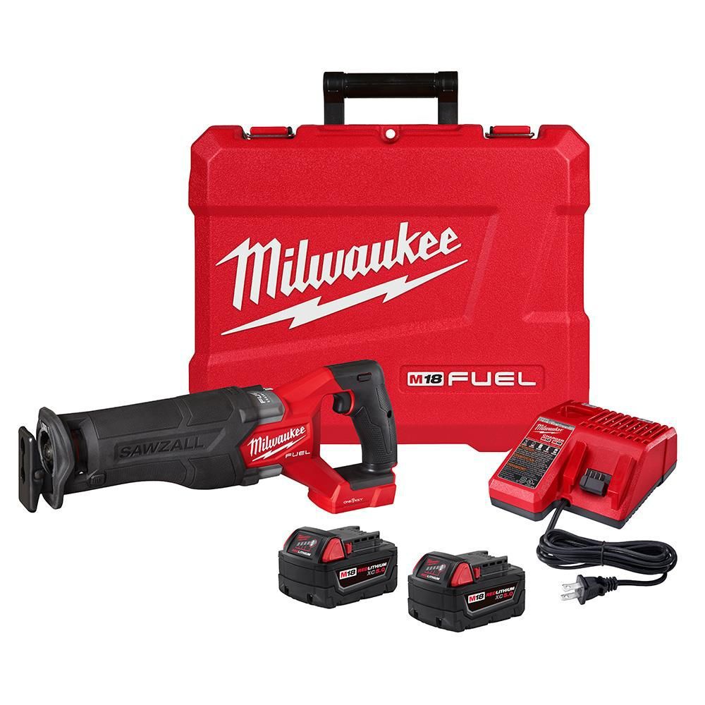 Milwaukee M18 FUEL SAWZALL Reciprocating Saw with ONE-KEY - 2 Battery XC5.0 Kit, large image number 18
