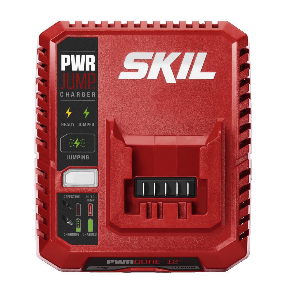 SKIL 12V 1/4'' Hex Right Angle Impact Driver with Battery & PWRJUMP