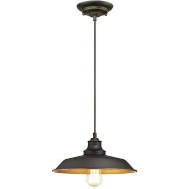 Westinghouse 60W Oil Rubbed Bronze Iron Hill Indoor Pendant