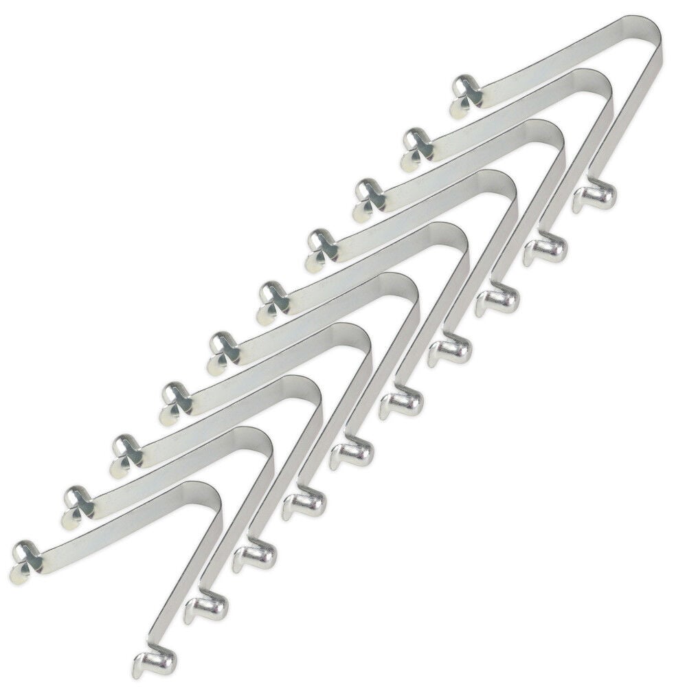Kraft Tool Co Double Button Clip 1-3/4 Inch Diameter 10 Pieces, large image number 1