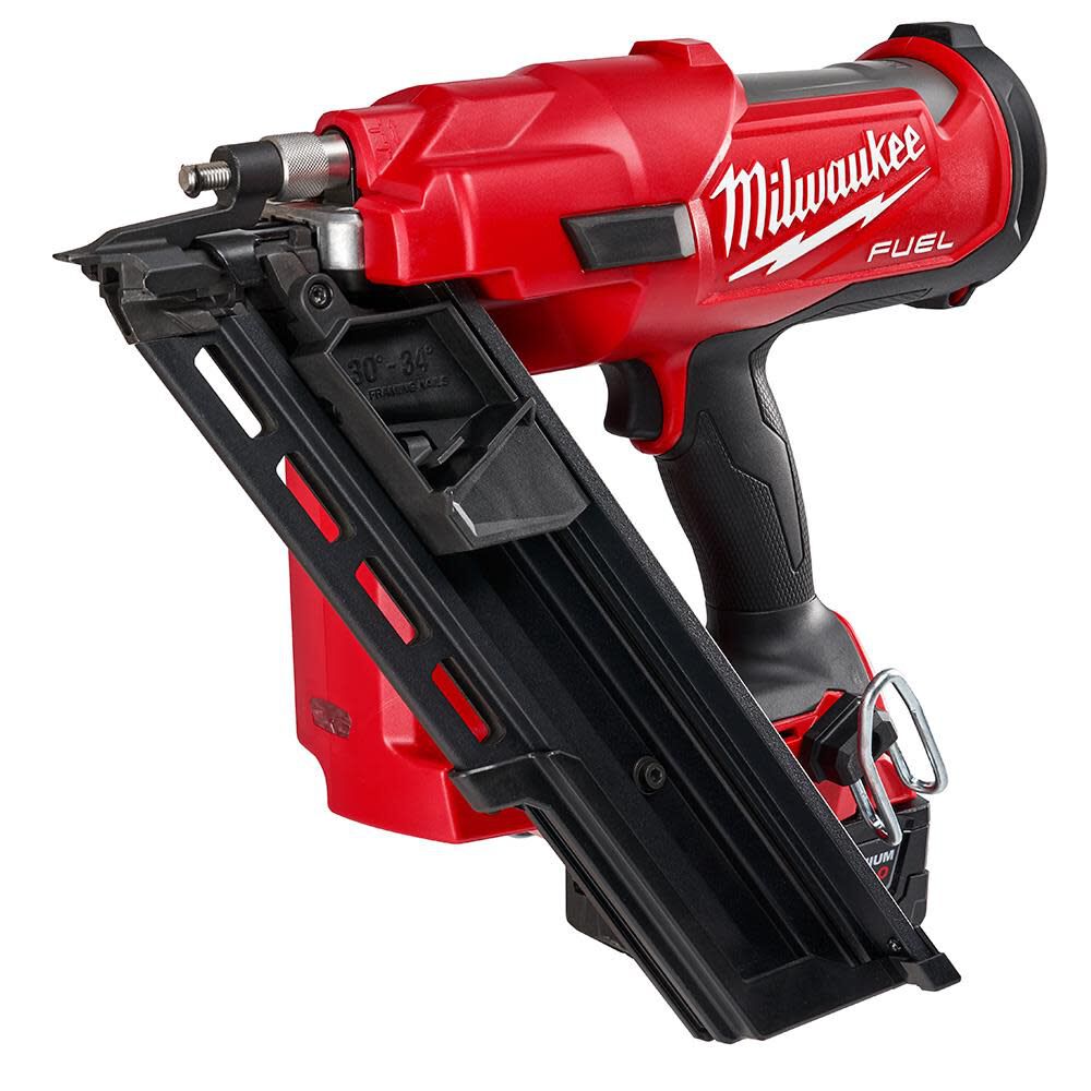 Milwaukee M18 FUEL 30 Degree Framing Nailer Kit & Extended Capacity Magazine, large image number 26