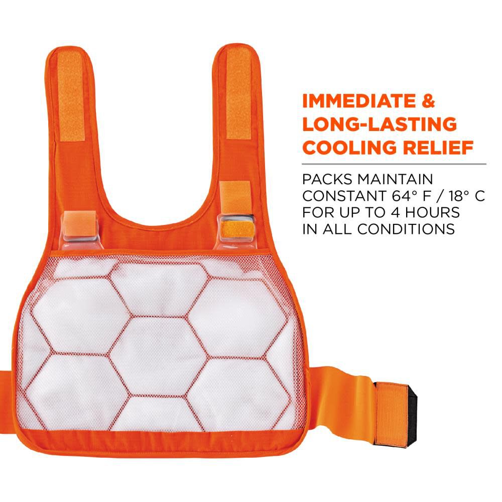 Ergodyne Ergodyne Chill Its 6215 Cooling Vest FR with Packs, large image number 2