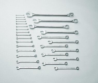 Wright Tool 28 pc. 12 Pt. Metric Combination Wrench Set 6 mm to 50 mm