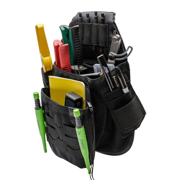 Diamondback Toolbelts Thor X Black Left Side Pouch with Hook & Loop Closure, large image number 4
