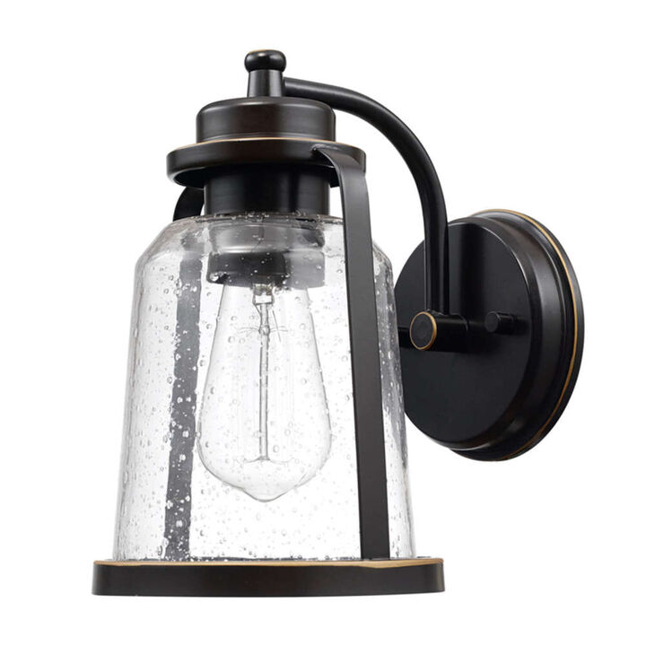 Globe Electric Wall Sconce Vintage Bronze 60W E26 Roth 1 Light