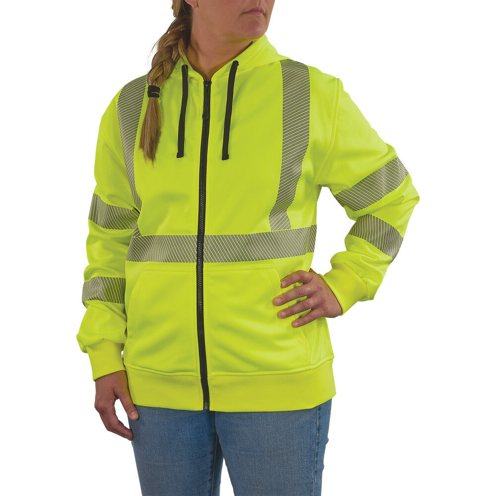 Ergodyne GloWear 8305W Class 3 Womens Performance Zip-Up Hoodie, large image number 1
