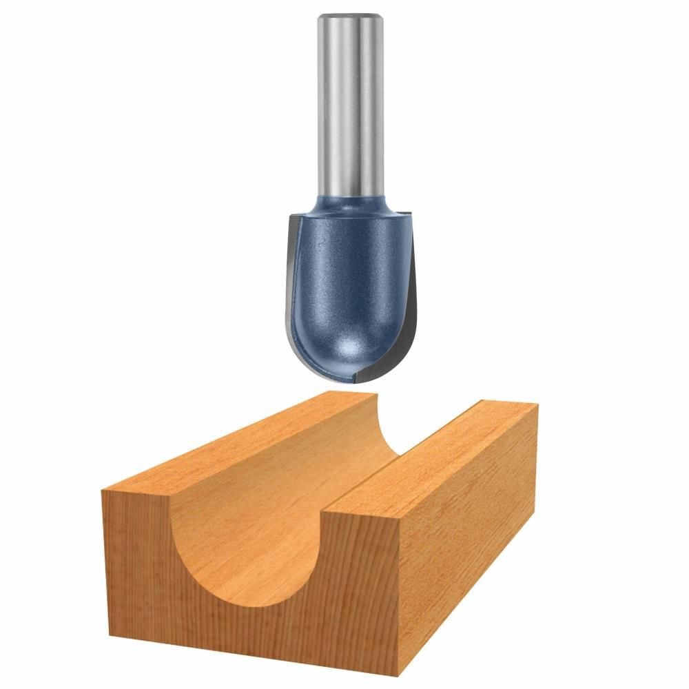 Bosch 1/2in x 1in Carbide Tipped Extended Round Nose Bit, large image number 1