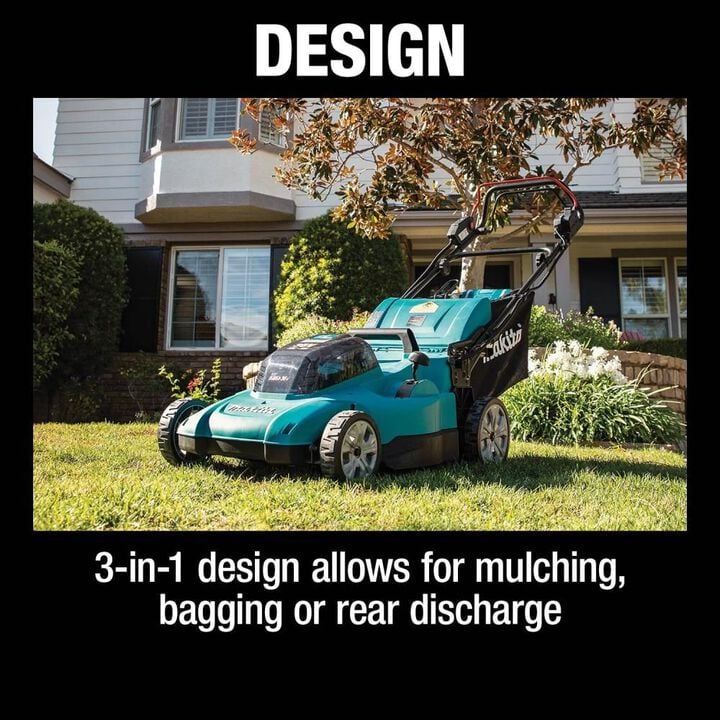 Makita 18V X2 (36V) LXT Lawn Mower 21in Self Propelled (Bare Tool), large image number 6