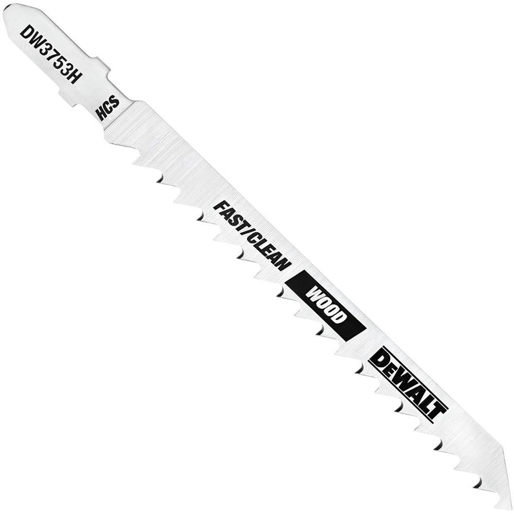 DEWALT 4-in 6 TPI T-shank Clean Cut Wood Cutting Jig Saw Blade, large image number 1