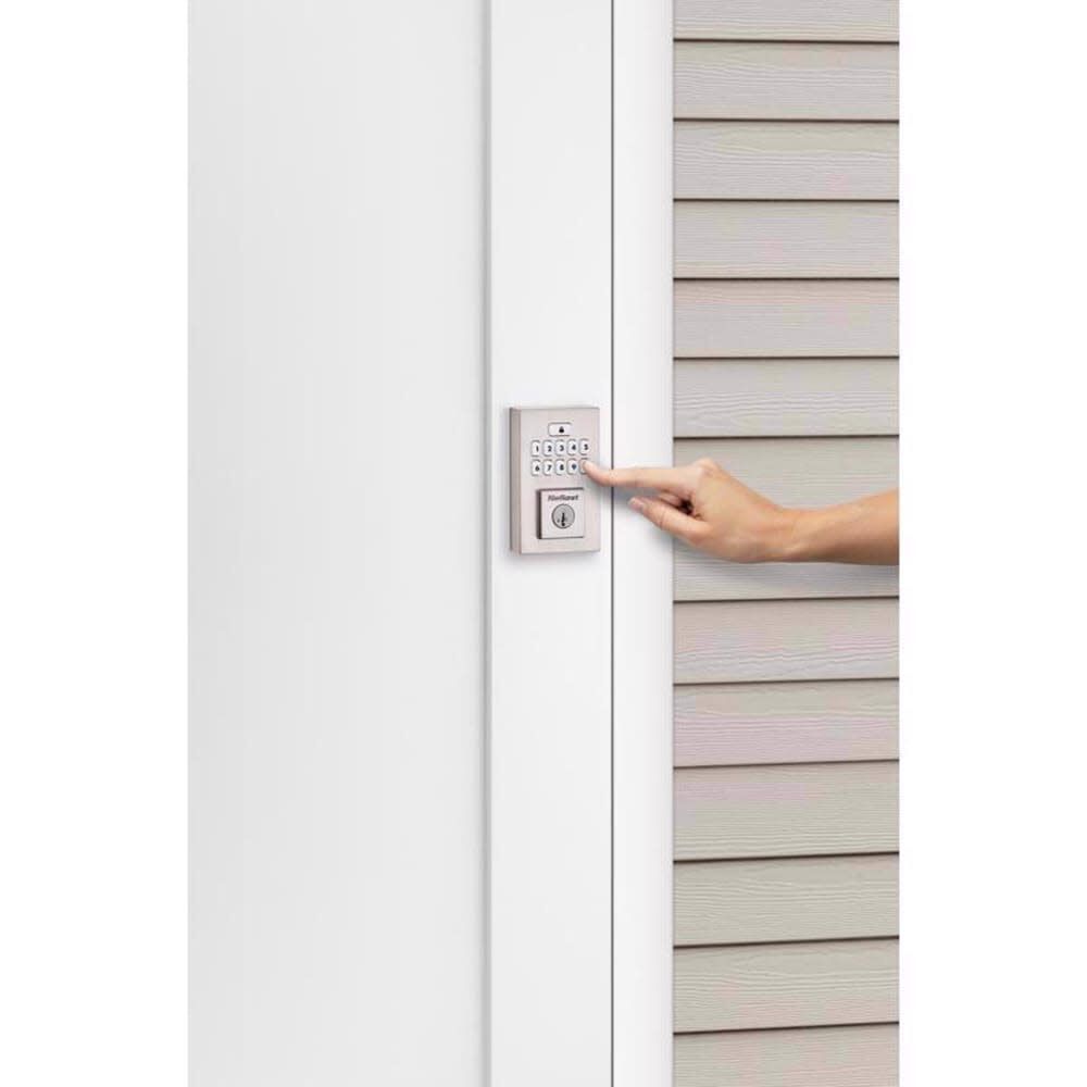 Kwikset 260 SmartCode Electronic Touch Pad Deadbolt Satin Nickel, large image number 5
