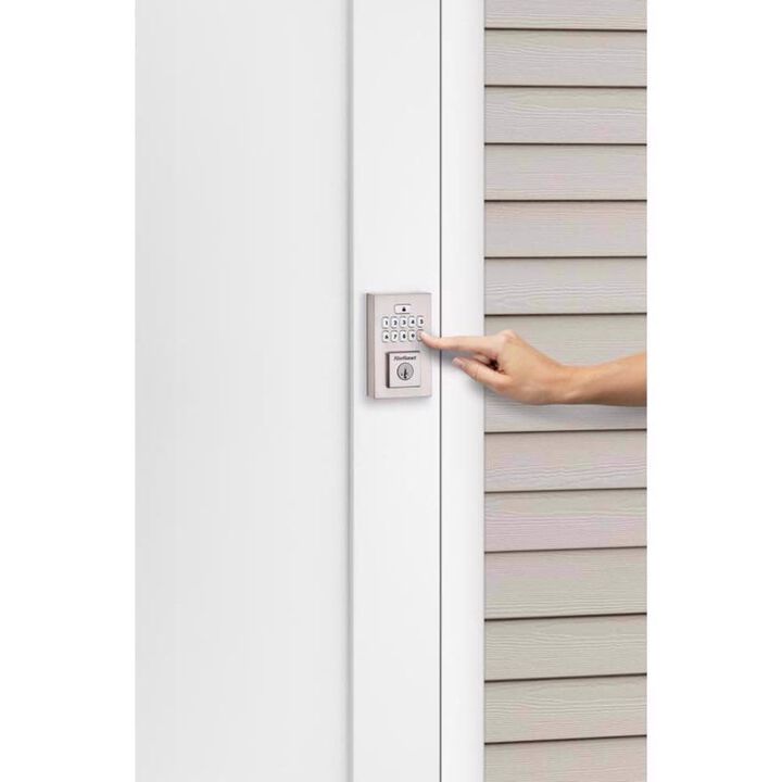Kwikset 260 SmartCode Electronic Touch Pad Deadbolt Satin Nickel, large image number 4