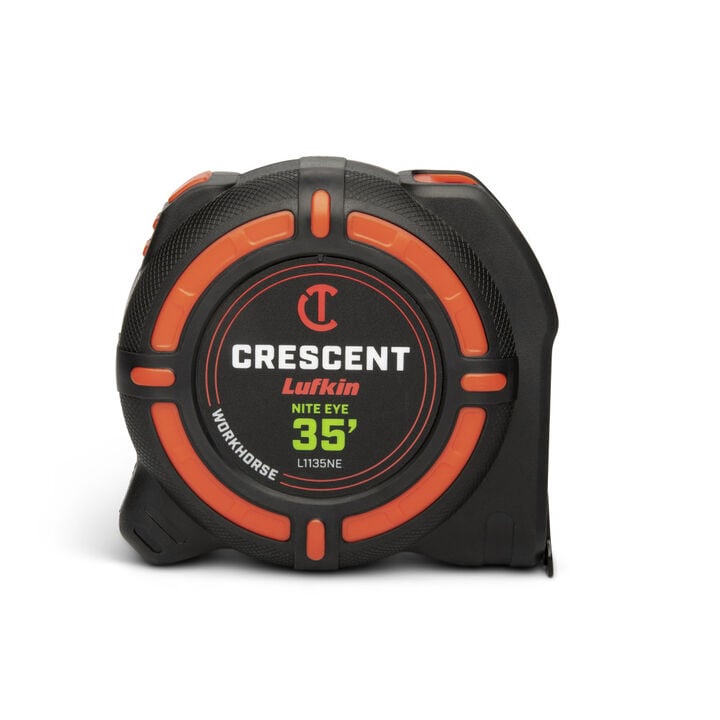 Crescent Lufkin 1-1/4 Inch x 35 Ft. WORKHORSE NITE EYE Tape Measure, large image number 0