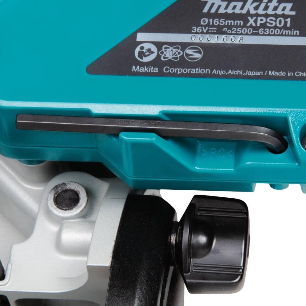 Makita Promotional 18V X2 (36V) LXT 6 1/2in Plunge Circular Saw with AWS (Bare Tool), large image number 7