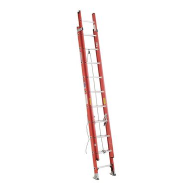 Werner 20 Ft. Type IA Fiberglass Extension Ladder, large image number 0