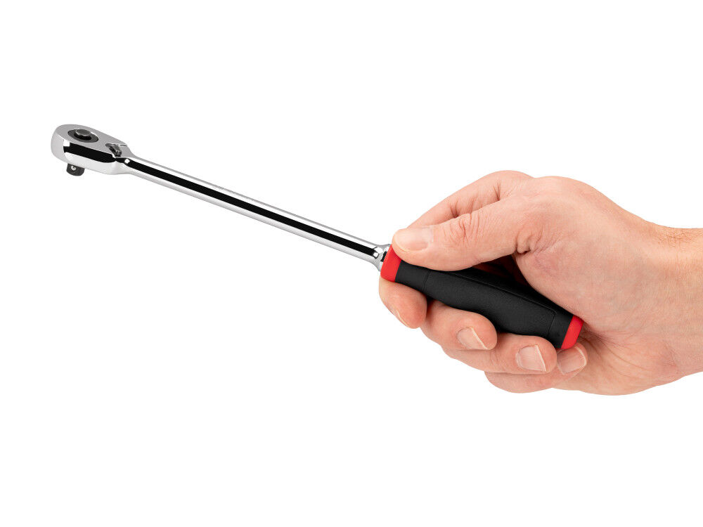 Tekton 1/4 Inch Drive x 9 Inch Quick-Release Comfort Grip Long Ratchet, large image number 6