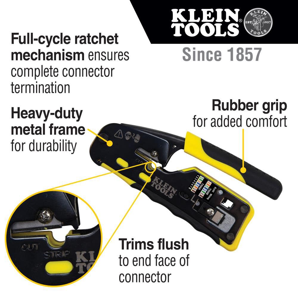Klein Tools PassThru Modular Crimper VDV226110 from Klein Tools Acme