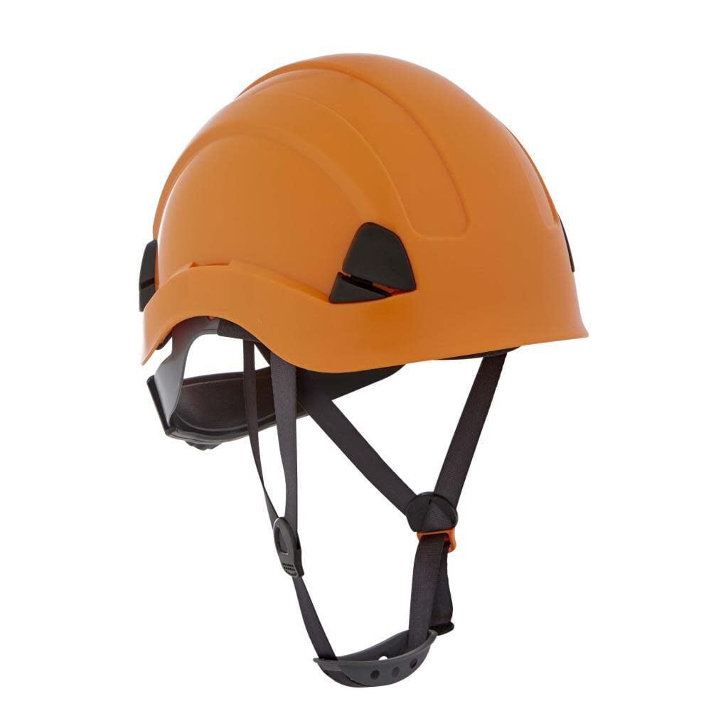 Jackson Safety CH-300 Climbing Industrial Hard Hat, Non-Vented, 6-pt. Suspension, Orange – 20903
