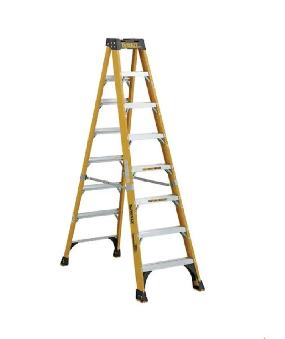 DEWALT Stepladder 500lb Rated FG 8′ – DXL3810-08