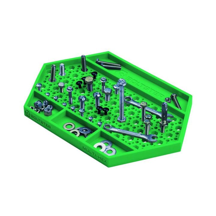 Boltster Multi-Hex Magnetic Fastener Organizer Tray Green, large image number 3
