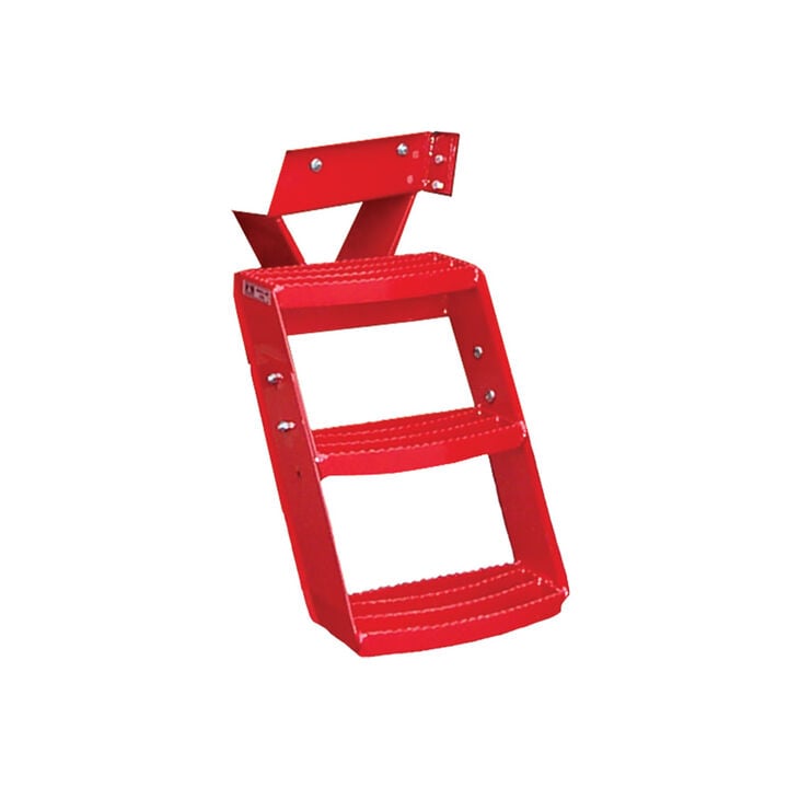 K&M Manufacturing LH 3-Step Kit for International Harvester 86 Series Tractors Red