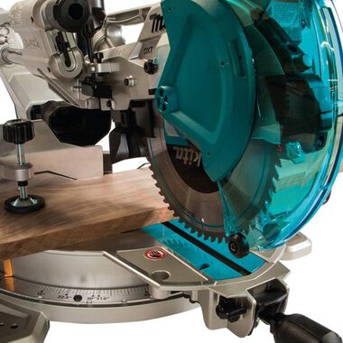 Makita 10in Dual-Bevel Sliding Compound Miter Saw with Laser and Stand, large image number 5