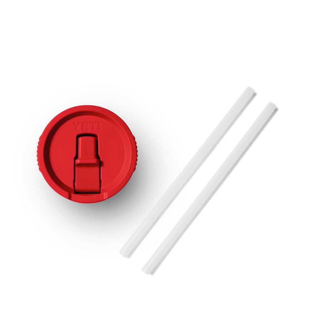 YETI Rambler 20 Oz Travel Mug Straw Lid, Rescue Red – 21071506326