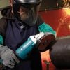 Makita 7in Angle Grinder with Lock-On Switch, small